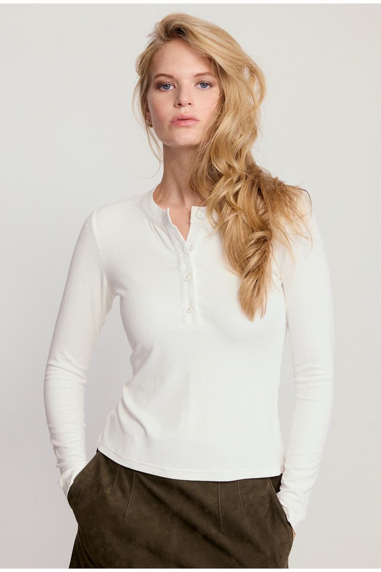 The Long Sleeve  Brett Shirt, Main, color, White