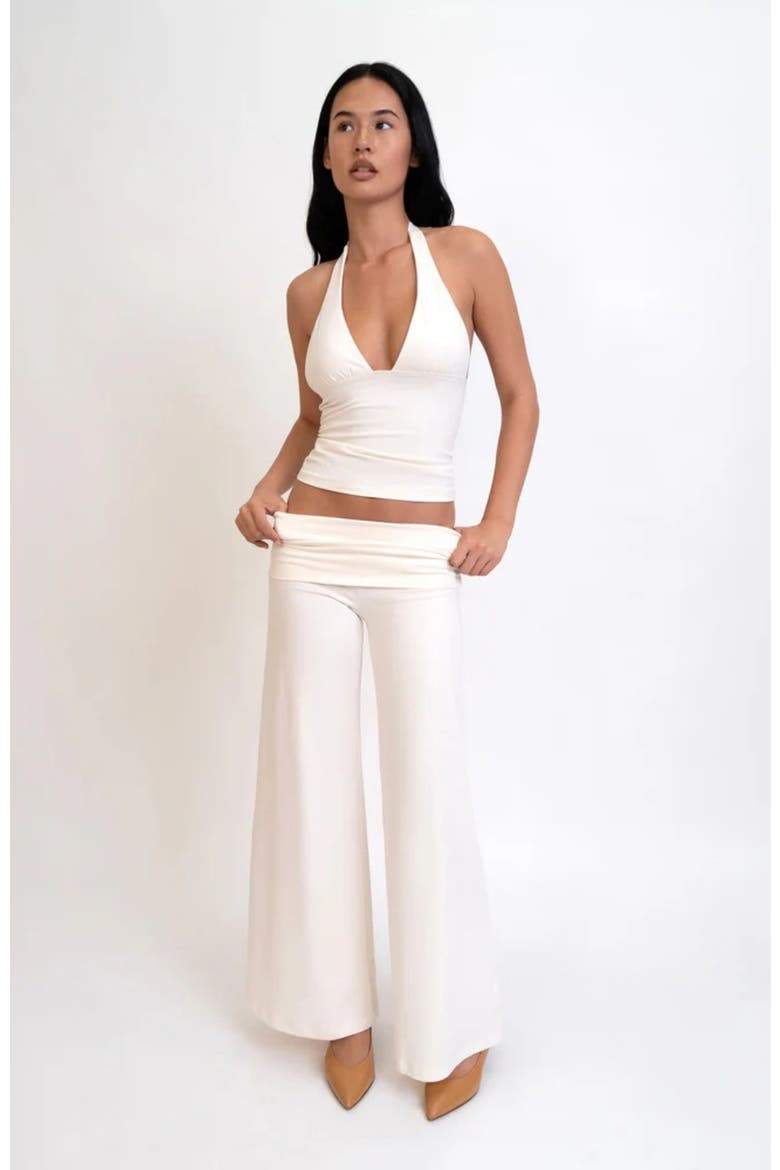 Wide Leg Pant, Alternate, color, Cream