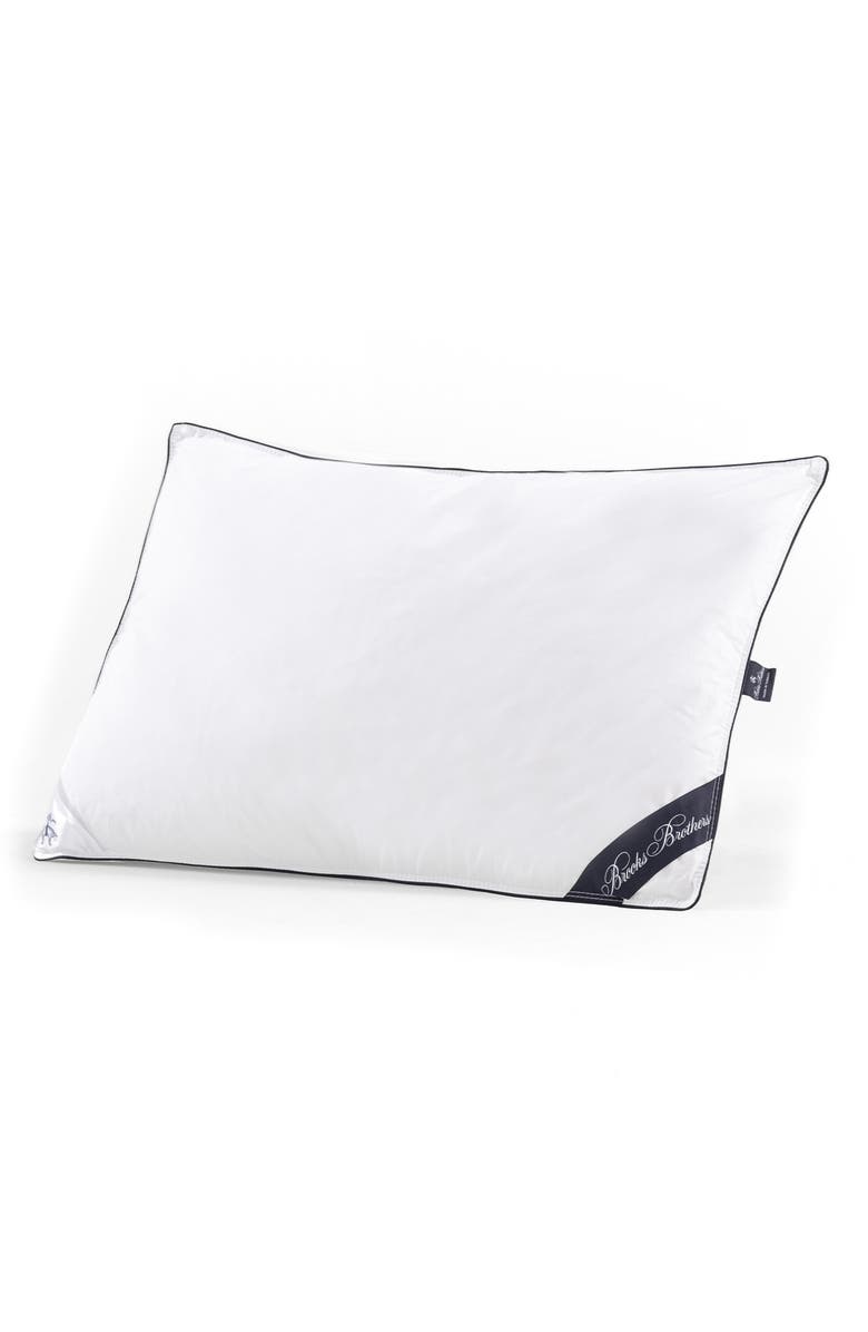 Brooks Brothers Goose Down Pillow, Alternate, color, White