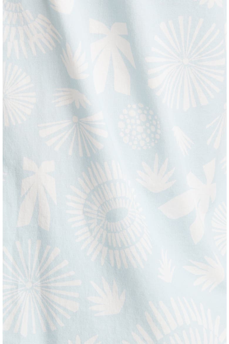Cosmos Short Sleeve Stretch Cotton Button-Up Shirt, Alternate, color, PALE BLUE