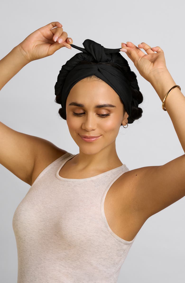 Kitsch Set & Flow Heatless Curling Headband, Alternate, color, Black