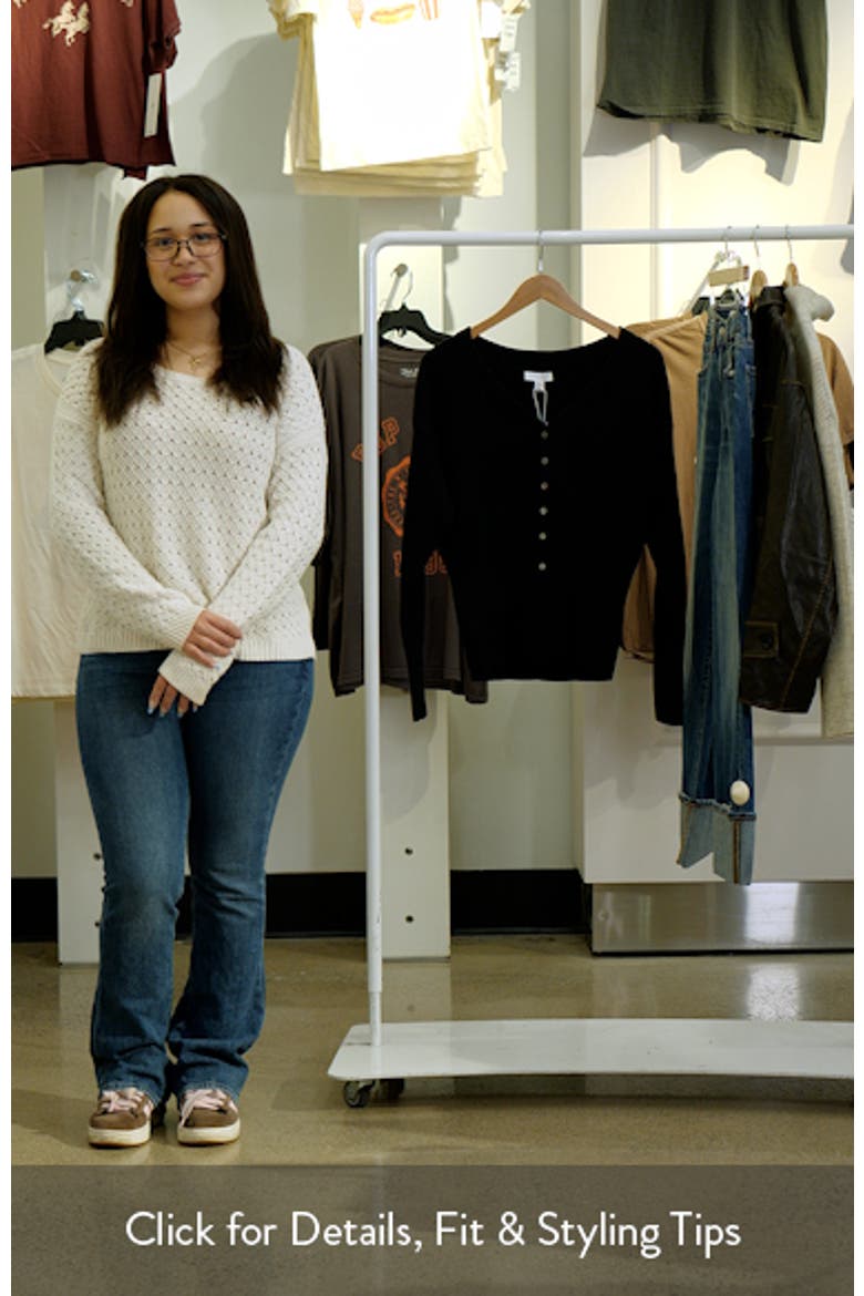 V-Neck Fitted Waist Cardigan video