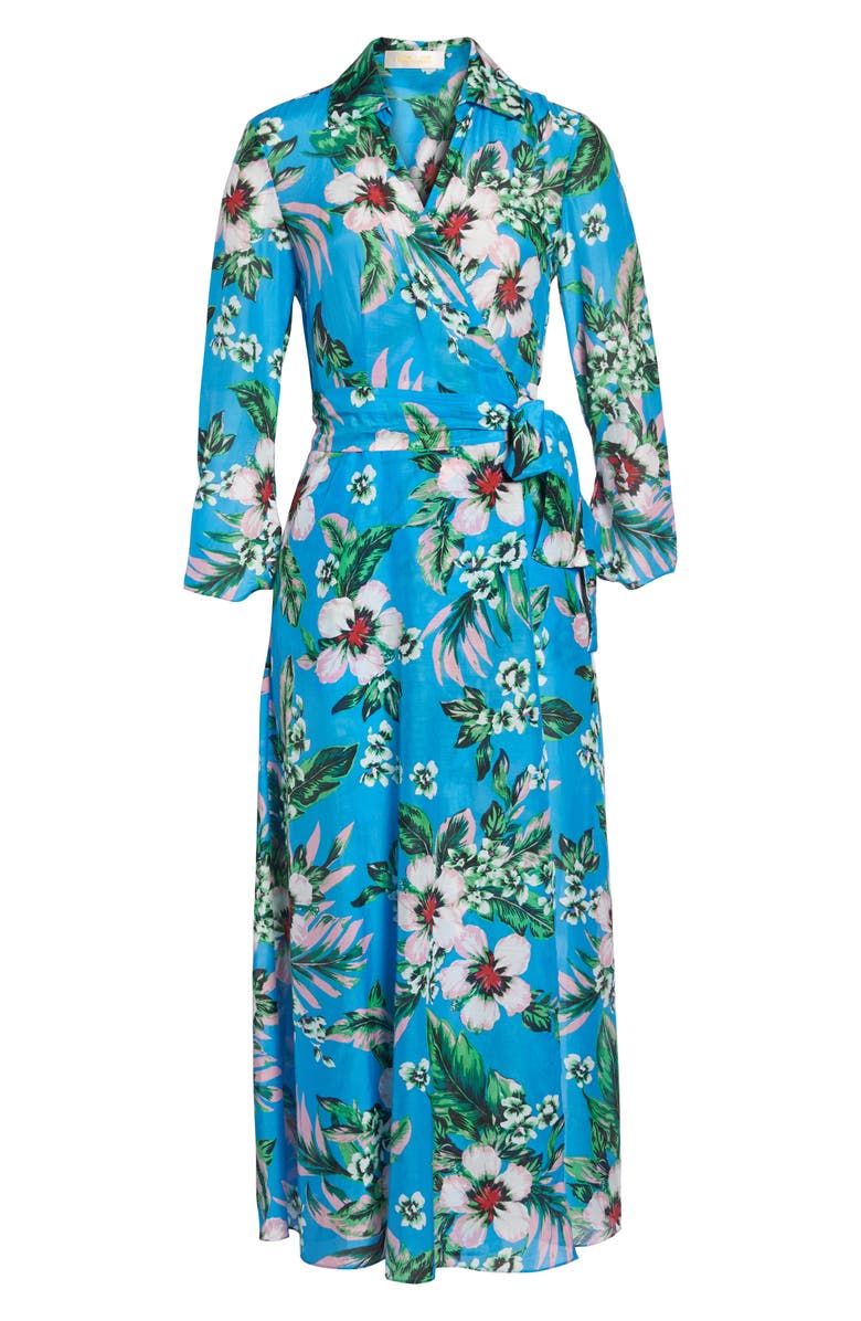 Diane von Furstenberg DVF Cover-Up Wrap Dress, Alternate, color, 