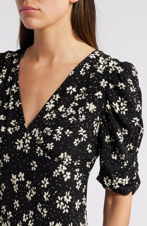 Rails Zariah Printed Midi Dress In Noir Floral