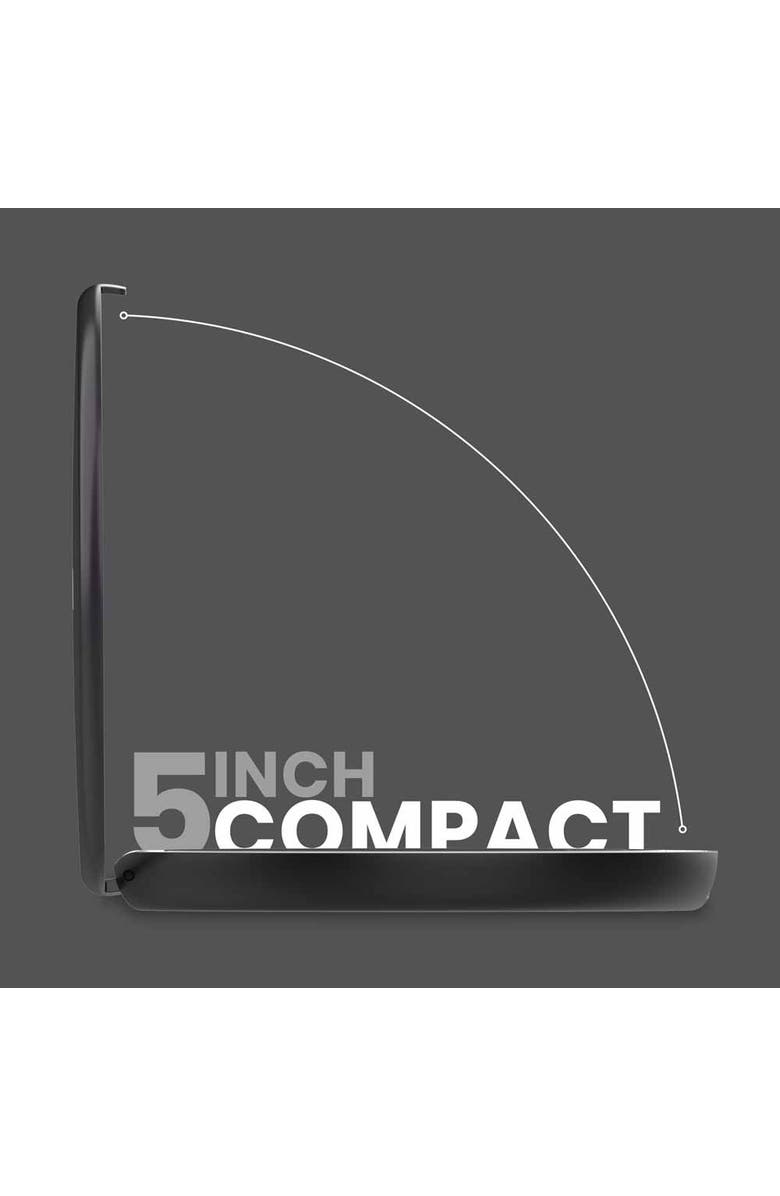 LUNA London COMPACT Mirror, Alternate, color, Matte Black