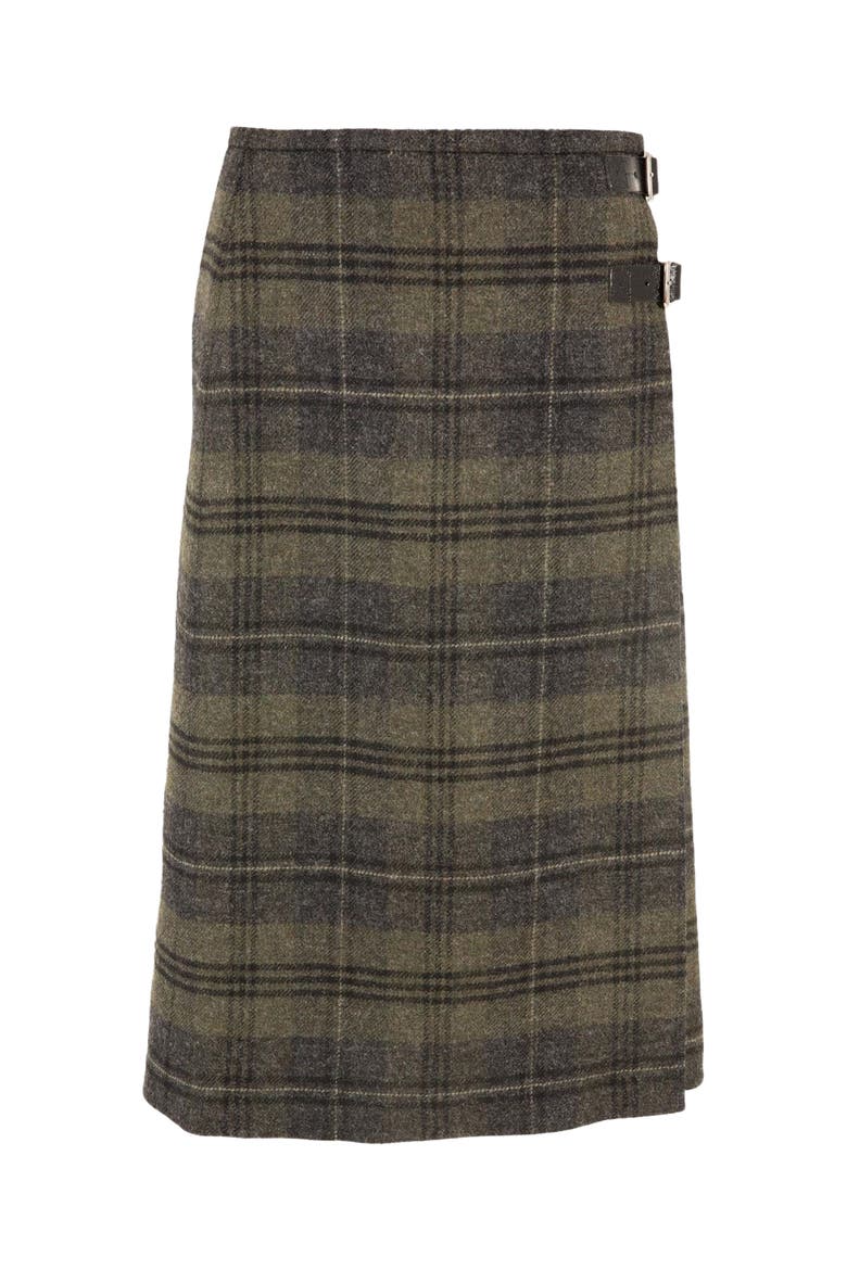 Midi Celt Kilt Plaid Skirt, Alternate, color, CAIRNGORM HEATH