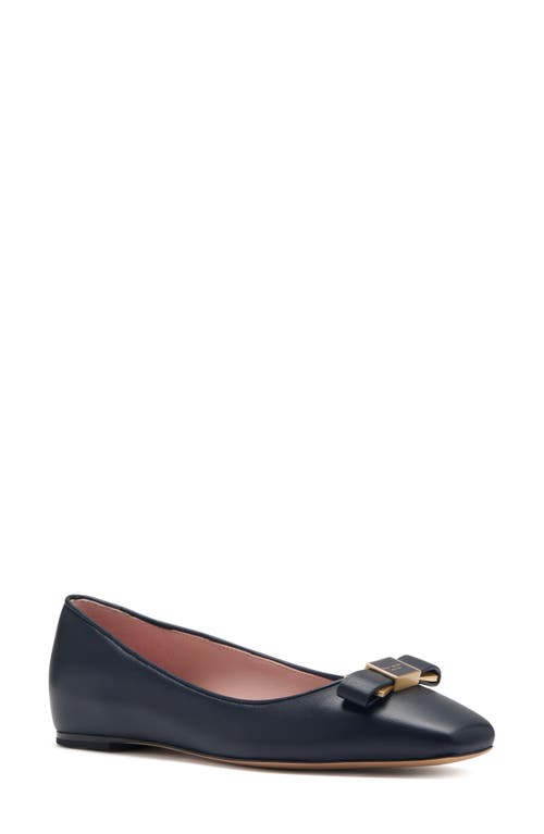 Kate Spade New York Bowdie Ballet Flat In Captain Navy