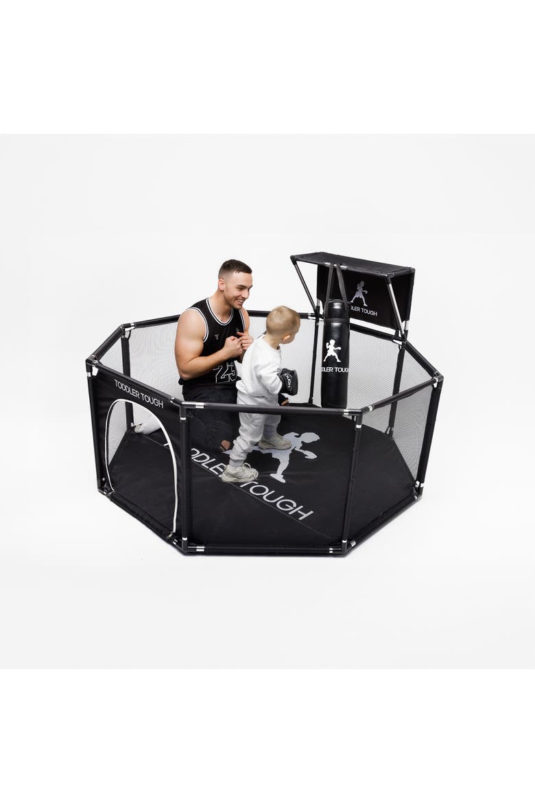 MMA Arena Playpen, Alternate, color, Black