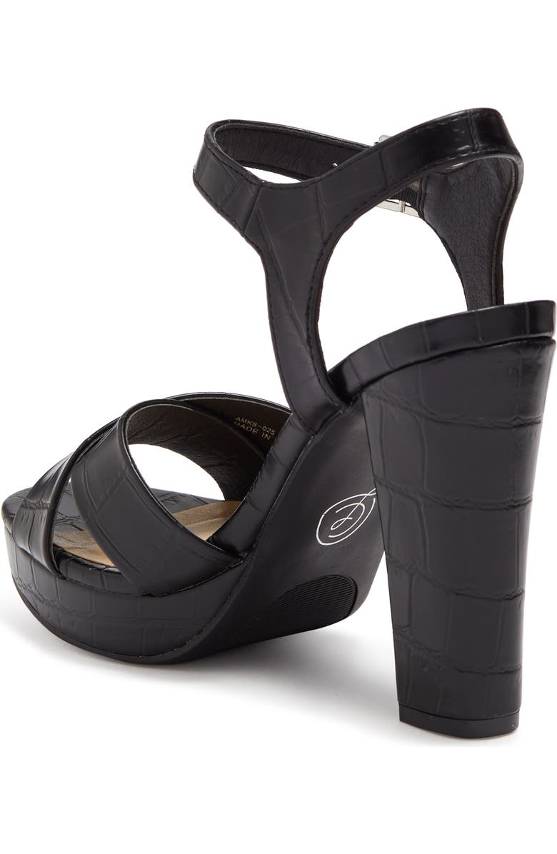 Chinese Laundry Addy Croc-Embossed Platform Sandal, Alternate, color,