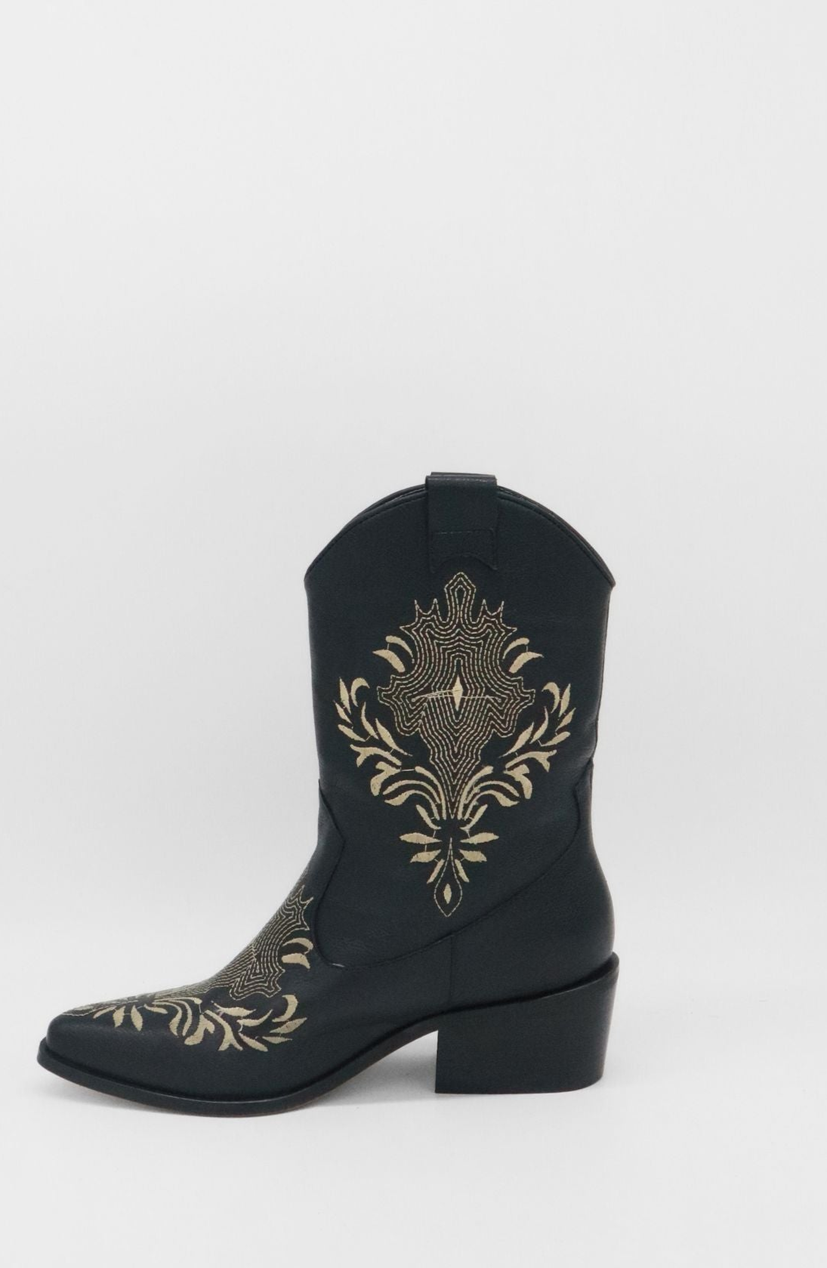 STIVALI NEW YORK Knox Cowboy Boots, Alternate, color, Black