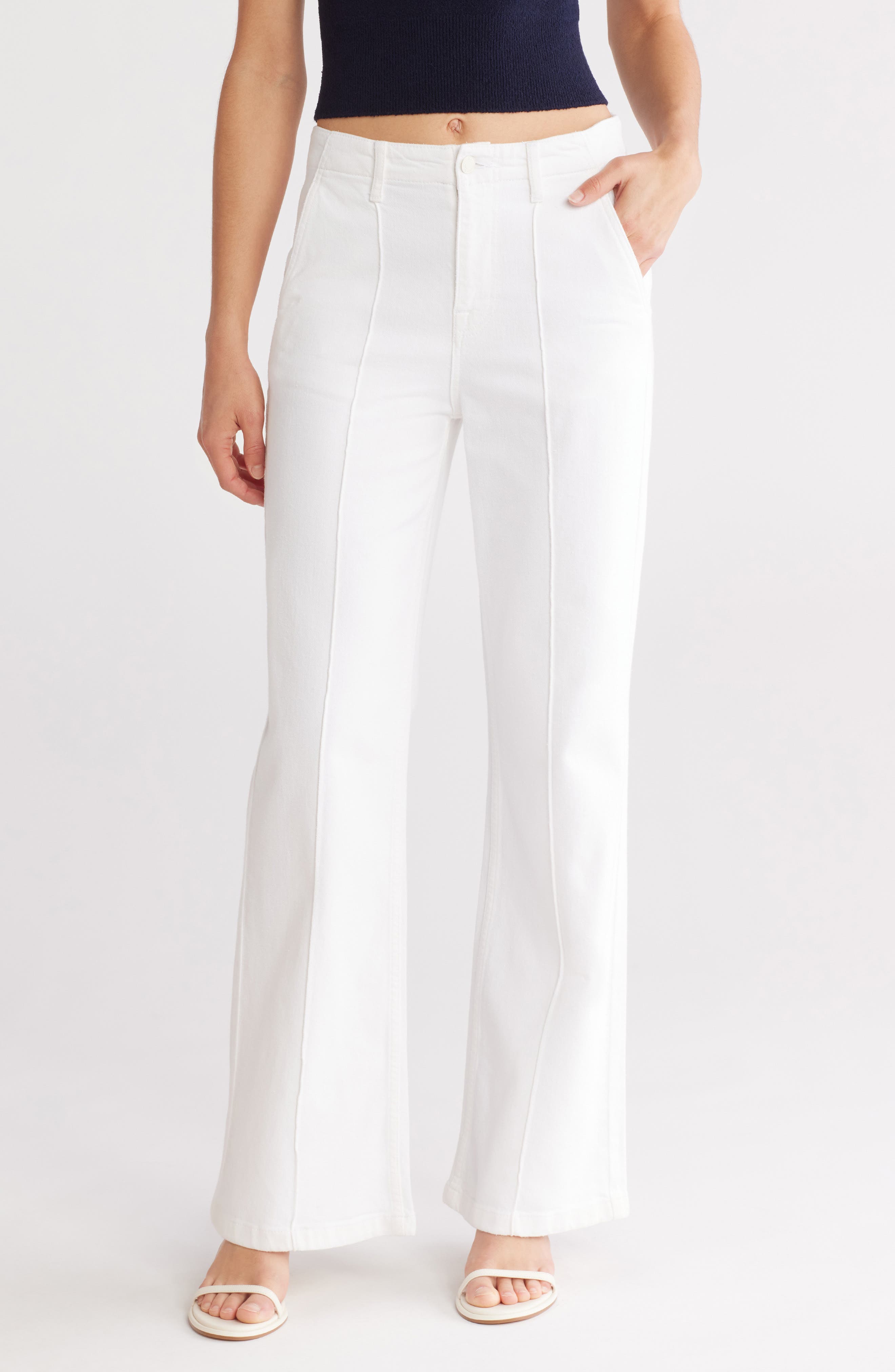 Simkhai Ansel High Rise Wide Leg Trousers