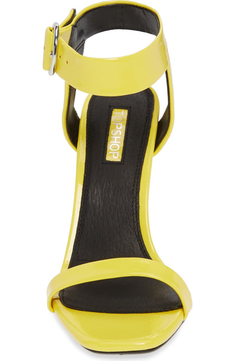 Topshop Ria Hi Skinny Sandal, Alternate, color,