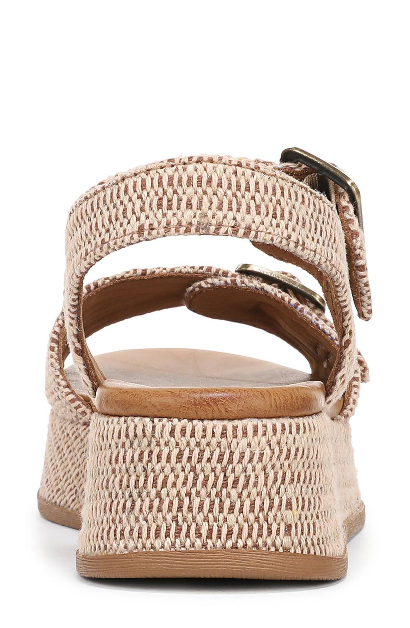 Magical Platform Sandal, Alternate, color, NATURAL FABRIC