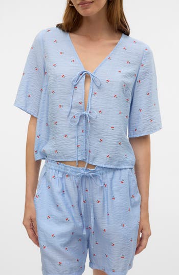 Vero Moda Tie Front Top