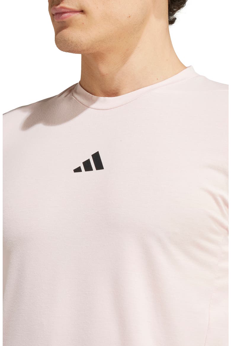 Designed 4 Training AEROREADY Workout T-Shirt, Alternate, color, SANDY PINK MELANGE