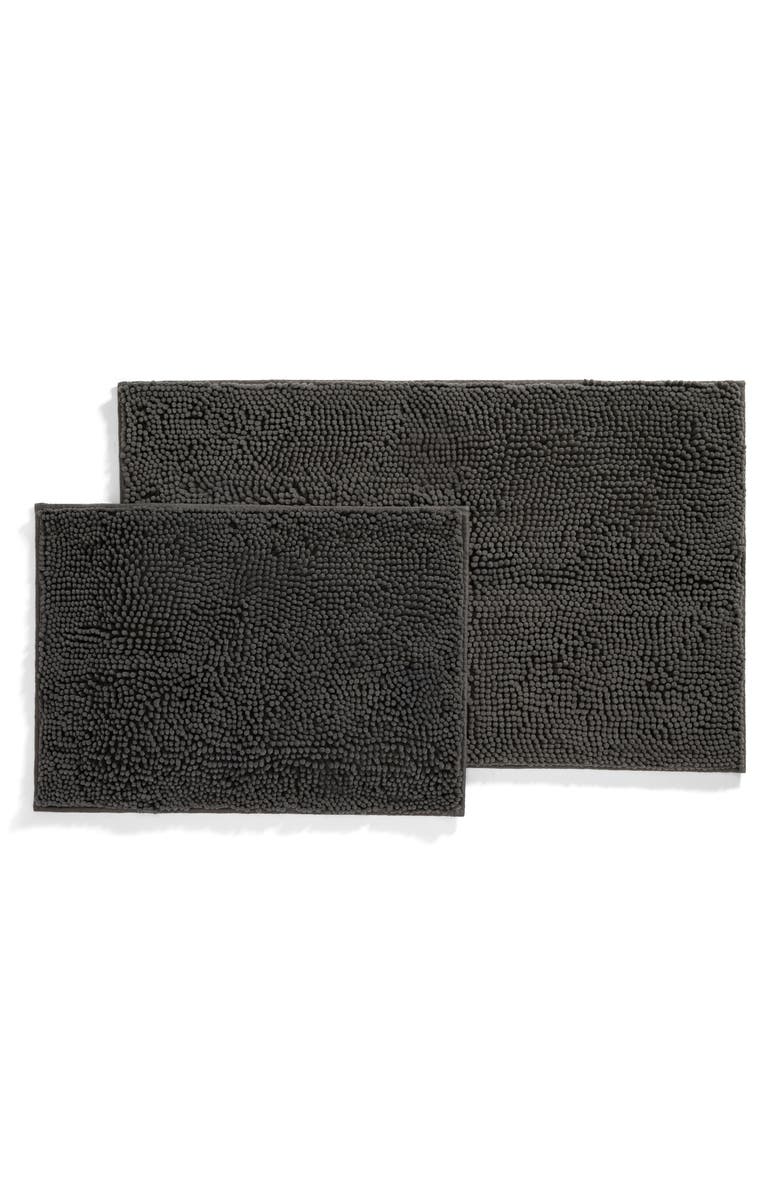 HOMESPUN 2-Pack Chenille Bath Mats, Main, color, 
