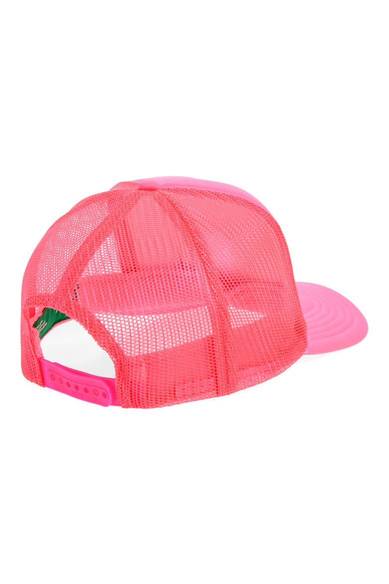 Out of Office Trucker Hat, Alternate, color, PINK