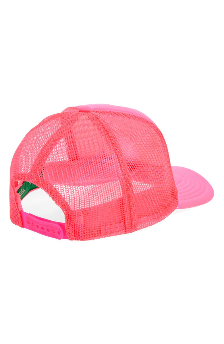 Friday Feelin’ Out of Office Trucker Hat, Alternate, color, Pink