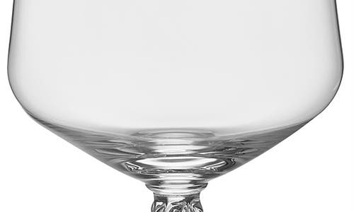 Orrefors Carat Set Of 2 Crystal Wine Glasses In Clear