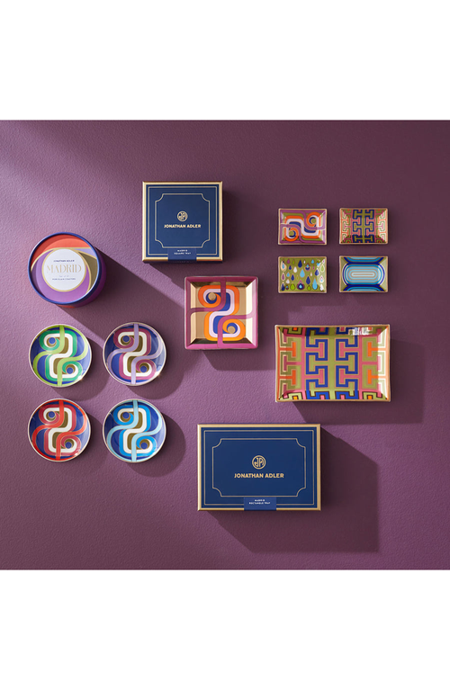 Jonathan Adler Madrid Coaster Set In Multi