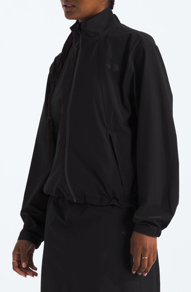 The North Face North Dome Water Repellent Wind Resistant Stretch Nylon Jacket, Alternate, color, Tnf Black