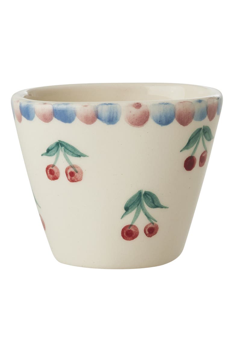 Set of 6 Hand-Painted Ceramic Espresso Cups, Main, color, MULTI