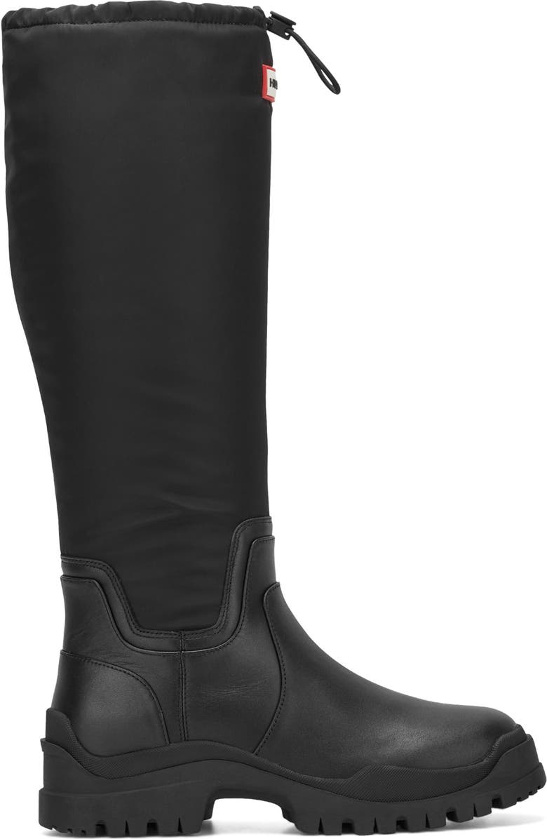 Hunter Wendy Rain Boot, Alternate, color, Black/Black