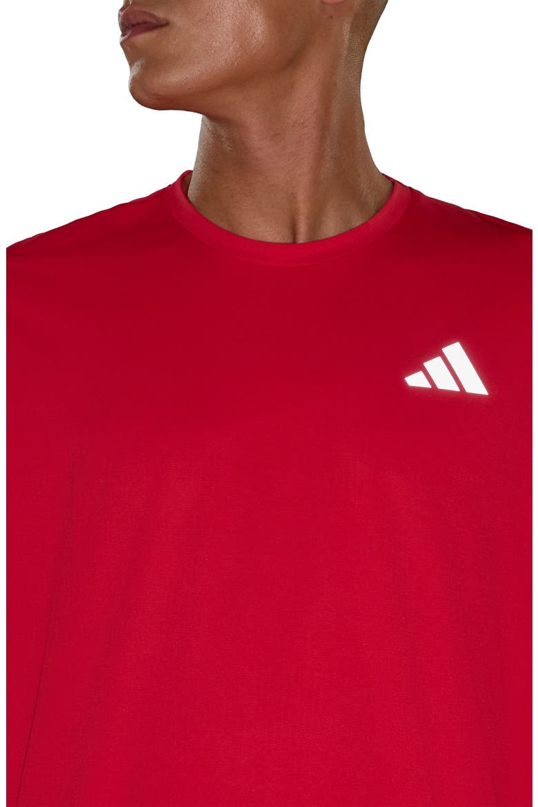 Climacool Graphic T-Shirt, Alternate, color, PURE RUBY