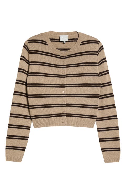 Clara Cashmere Crew Cardigan