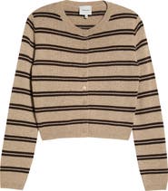 Reformation Clara Cashmere Crew Cardigan