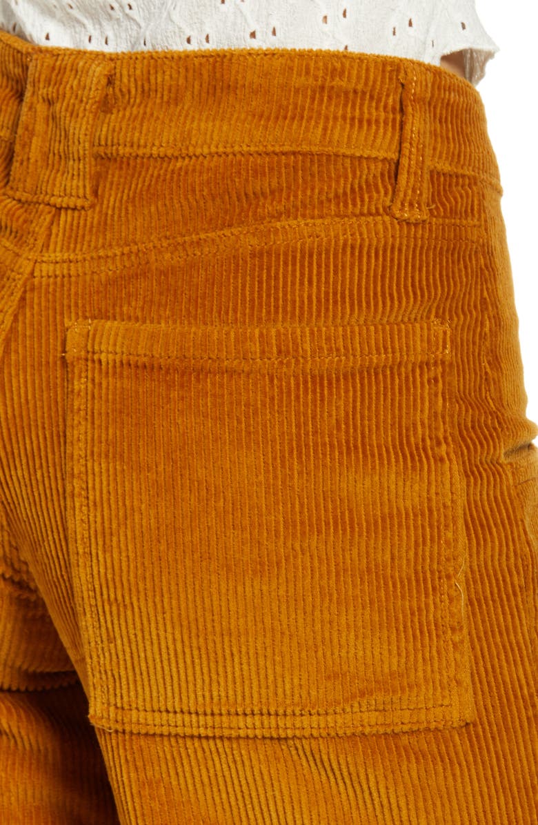 BP. Wide Leg Stretch Cotton Corduroy Pants, Alternate, color,