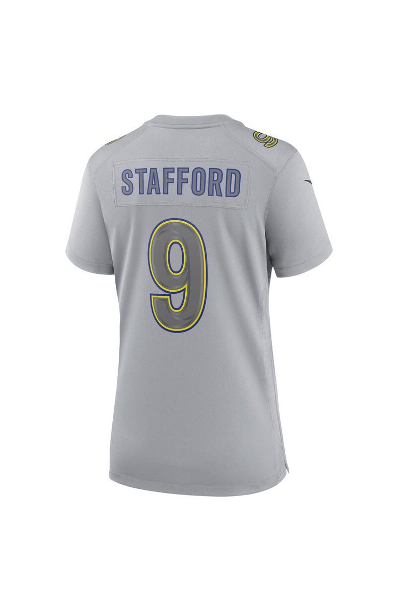 Nike Women's Nike Matthew Stafford Gray Los Angeles Rams Atmosphere Fashion Game Jersey, Alternate, color, Gray