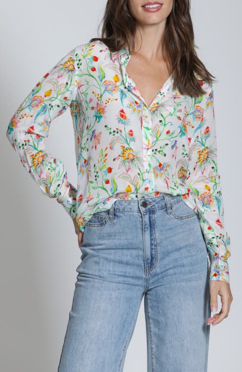 Print Button-Up Shirt