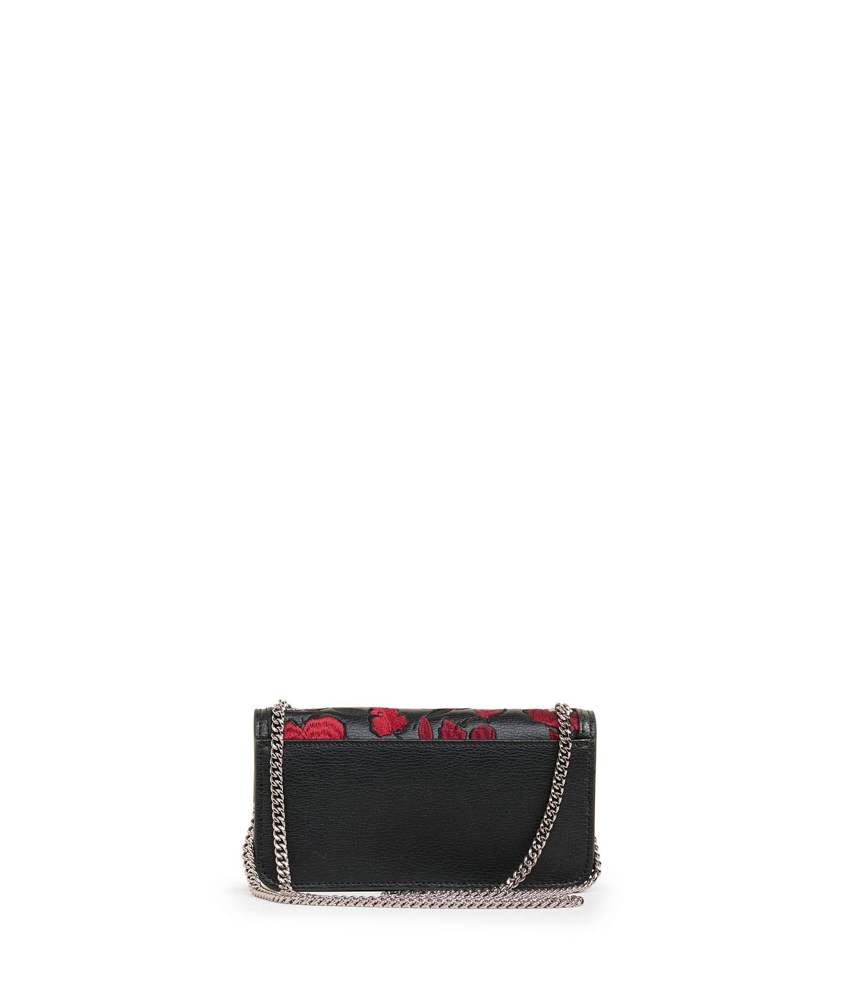 Kosette Floral Embroidered Crossbody Bag, Alternate, color, ROSE/BLACK