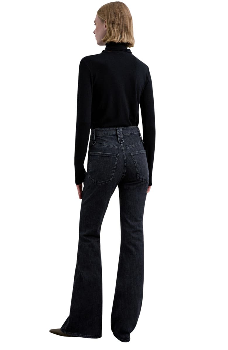 Scalpers Bootcut Jeans Buttons, Alternate, color, Darkgrey