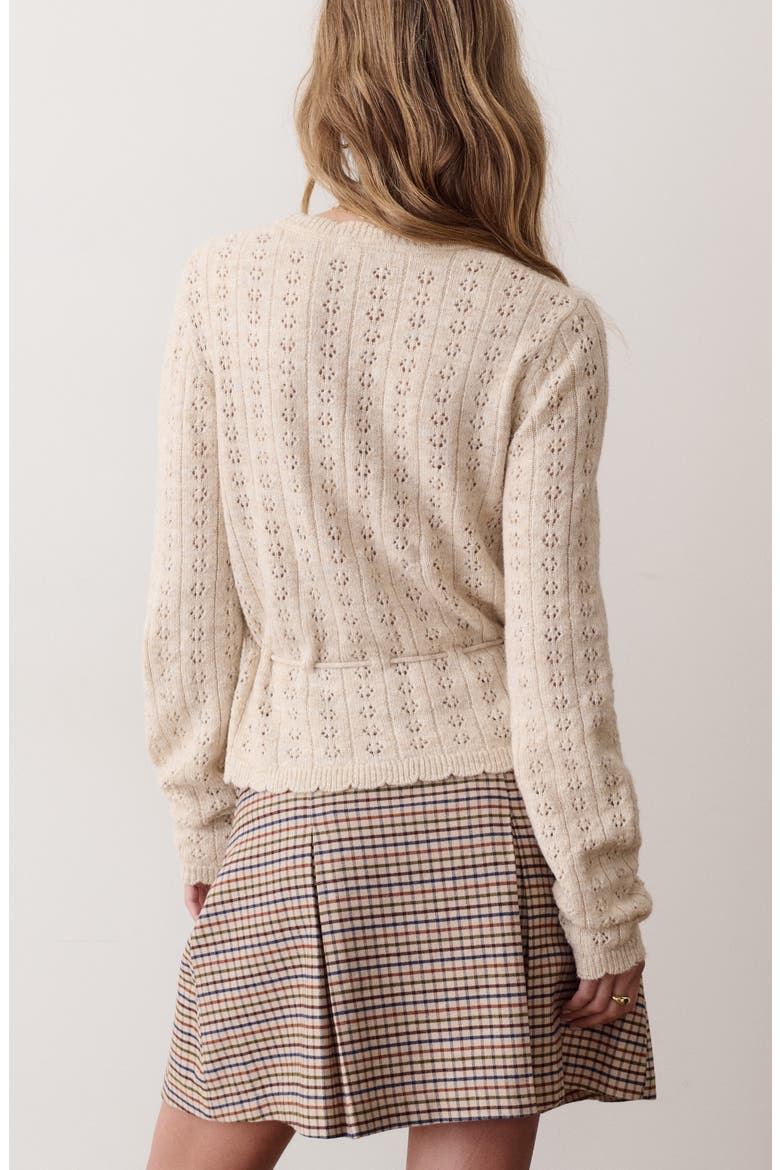 Lola Pleated Moleskin Miniskirt, Alternate, color, AUTUMN CHECK