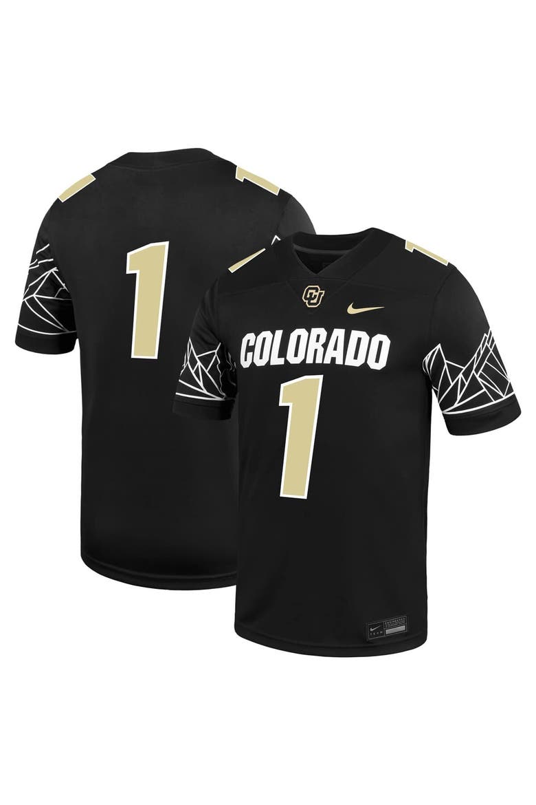 Men's Nike Black Colorado Buffaloes Untouchable Game Jersey, Main, color, Black