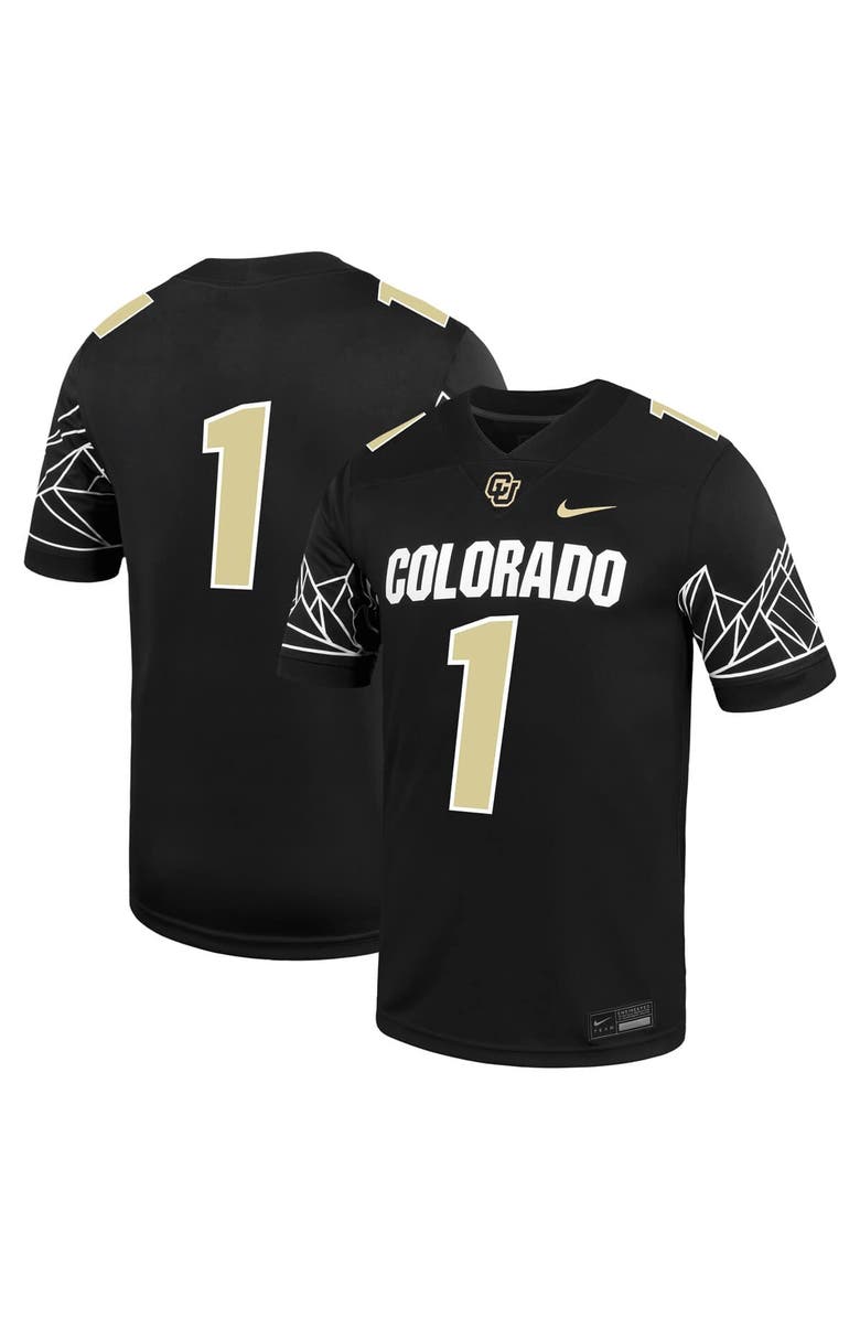 Nike Men's Nike Black Colorado Buffaloes Untouchable Game Jersey, Main, color, Black