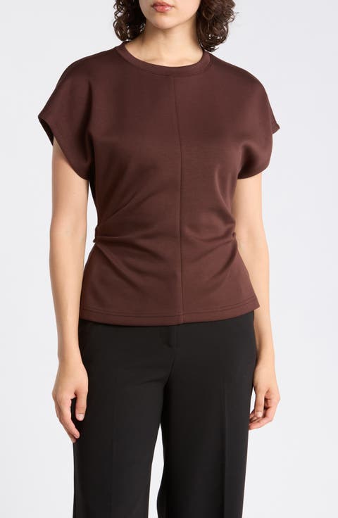 Structured Cap Sleeve Top