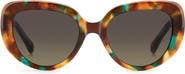 Kate Spade New York rana 53mm polarized gradient rectangular sunglasses