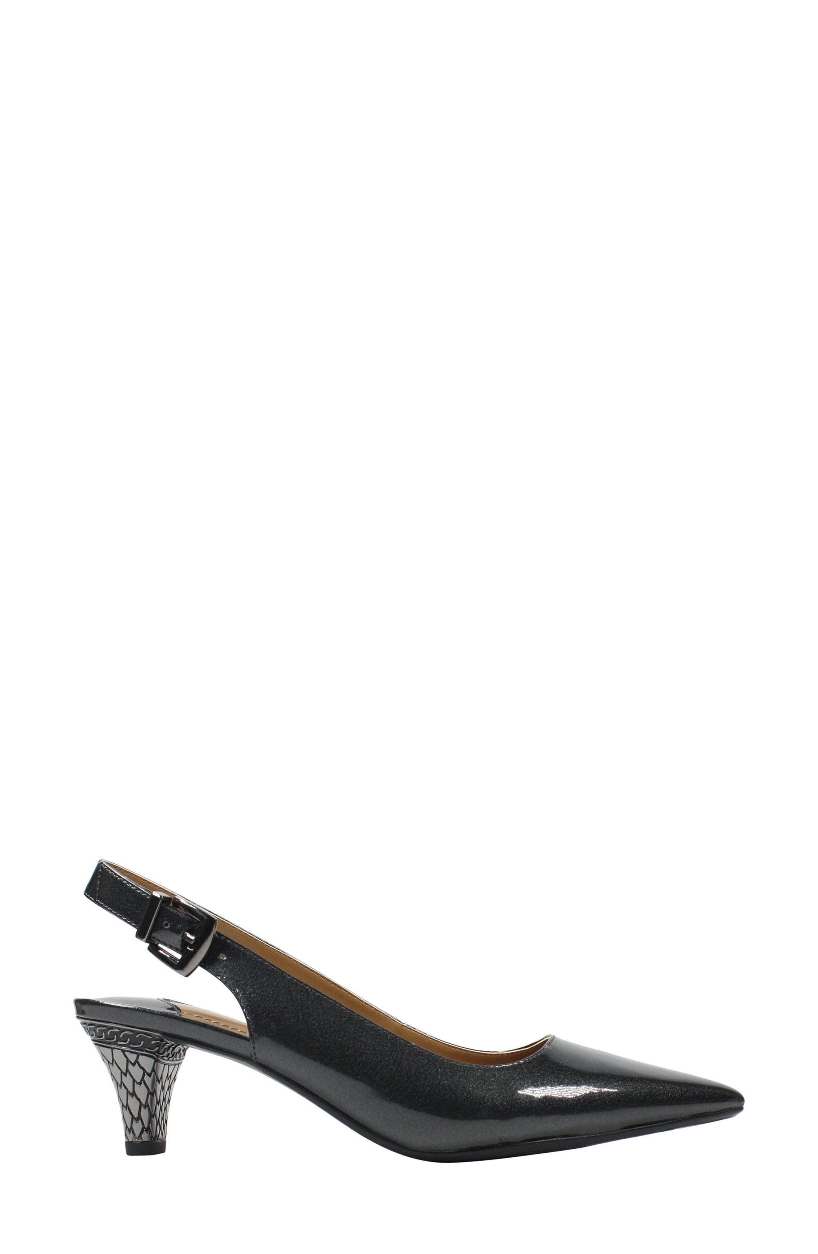 Mayetta Slingback Pump, Alternate, color, PEWTER FAUX LEATHER