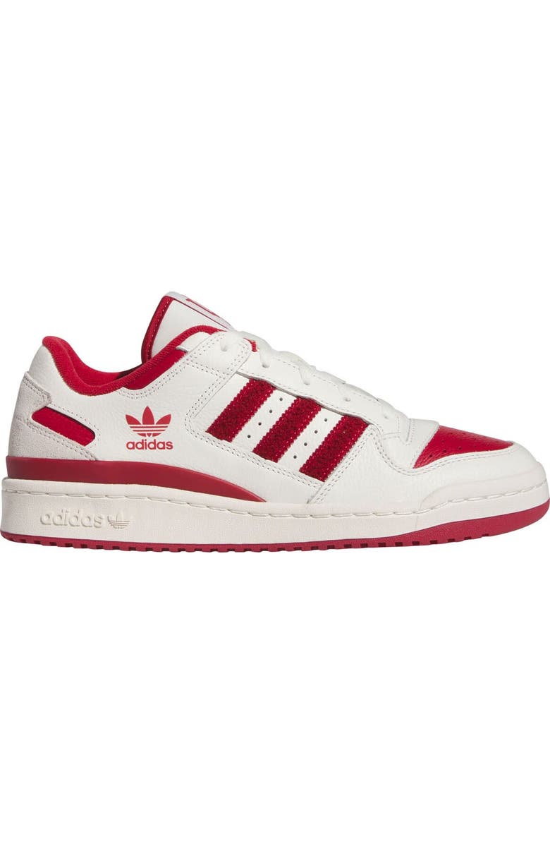 adidas Unisex adidas White Indiana Hoosiers Forum Low Basketball Shoes, Main, color,