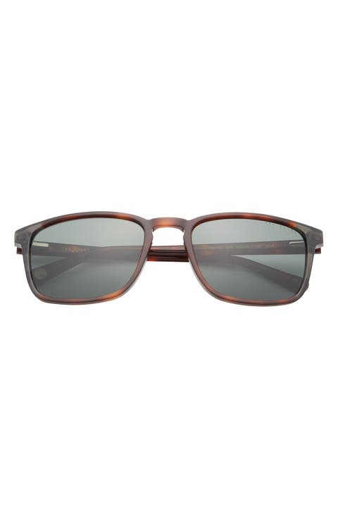 56mm Polarized Square Sunglasses