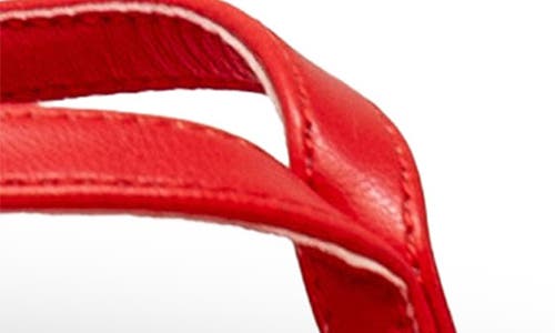 Chase & Chloe Chase And Chloe Raya Kitten Heel Sandal In Red