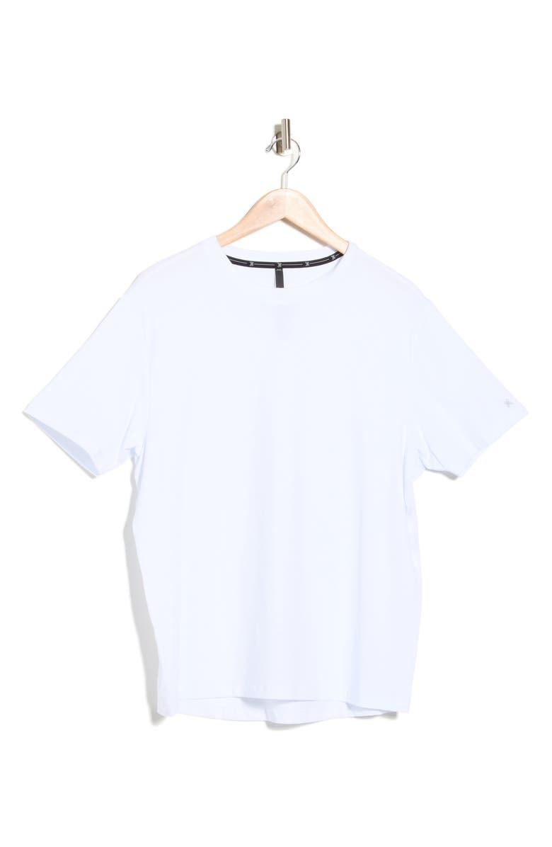 Kenneth Cole Stretch Cotton Activewear T-Shirt, Alternate, color, White