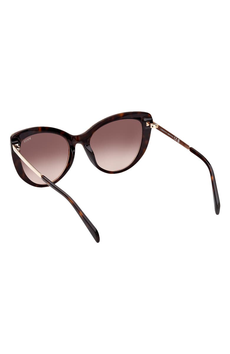 Emilio Pucci 56mm Cat Eye Sunglasses, Alternate, color, 