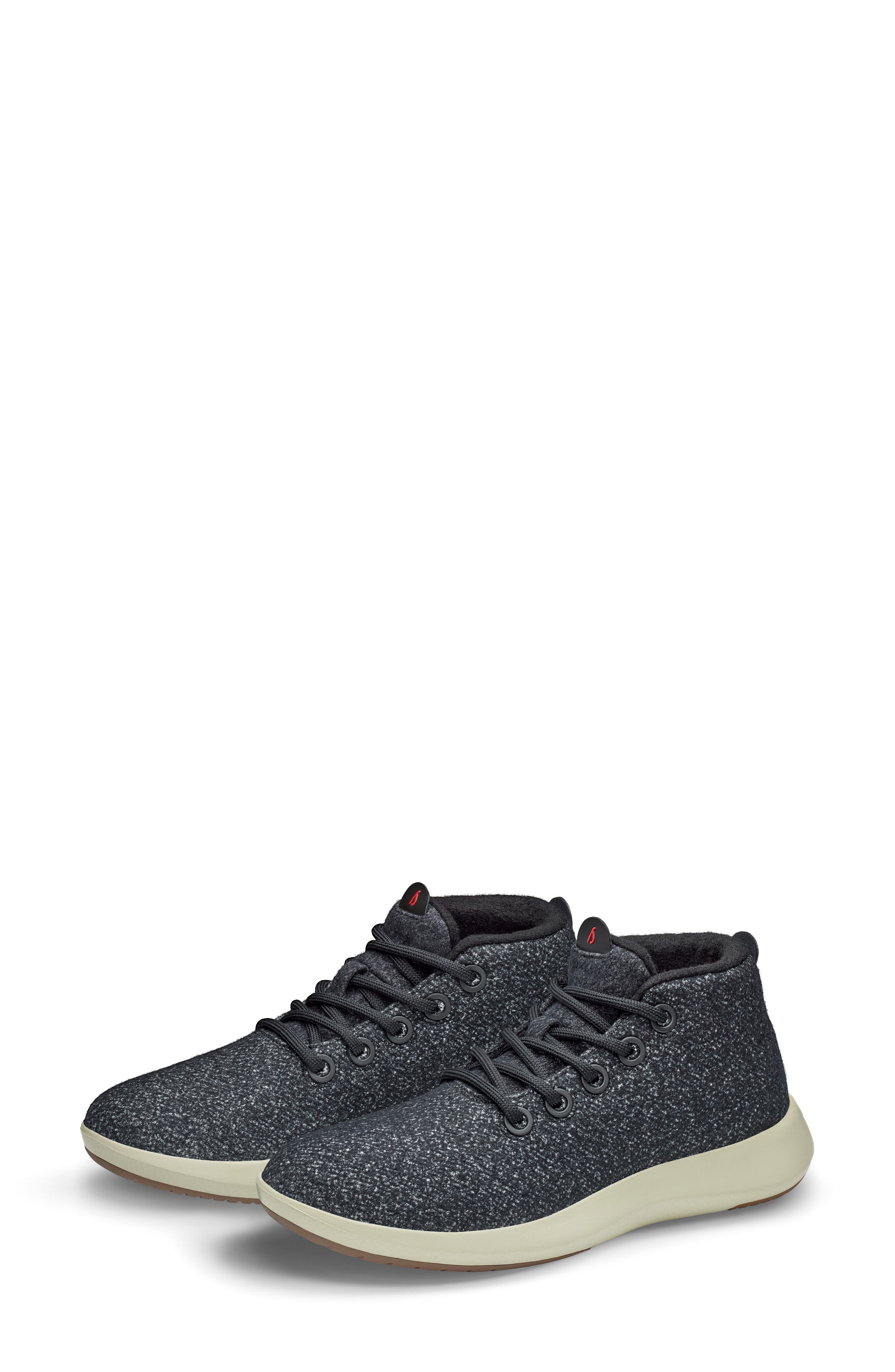 Allbirds Wool Runner-Up Mizzle Sneaker, Alternate, color, Dark Grey/ Bloom Red