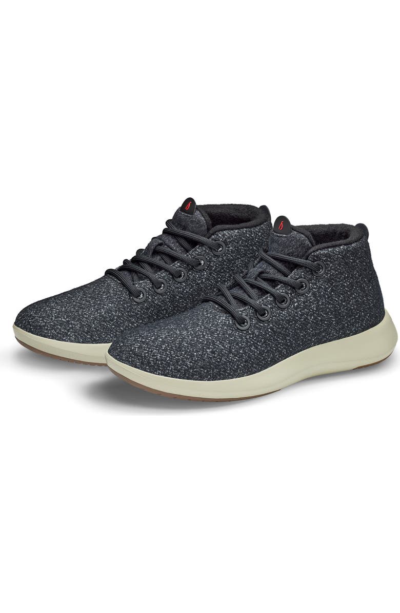 Allbirds Wool Runner-Up Mizzle Sneaker, Alternate, color, Dark Grey/ Bloom Red