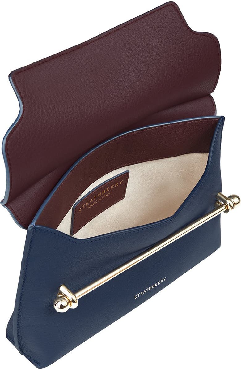 Strathberry Mini Stylist Bicolor Leather Crossbody Bag, Alternate, color,