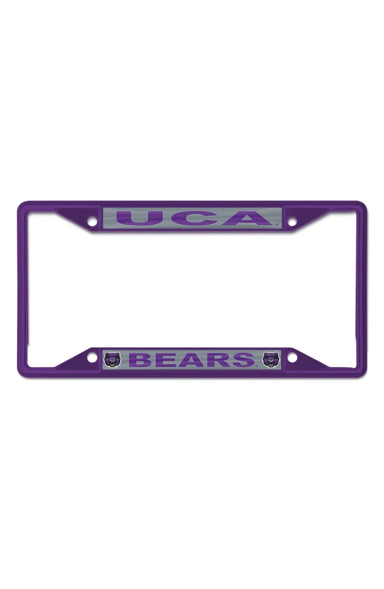 WINCRAFT Central Arkansas Bears Chrome Color License Plate Frame, Main, color, 